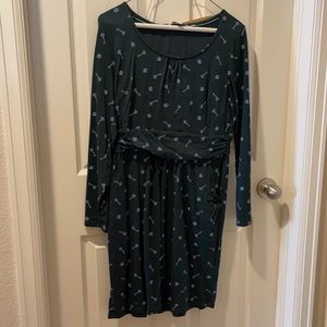 Adorable heart lock and key print Boden dress.